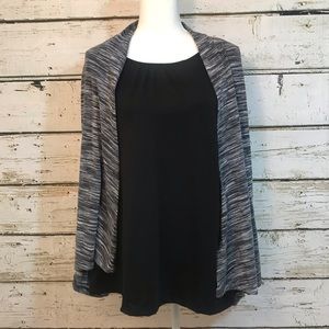 White Stag Built-In Top with Cardigan